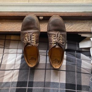 Dr Martens - brown ankle cut oxfords
